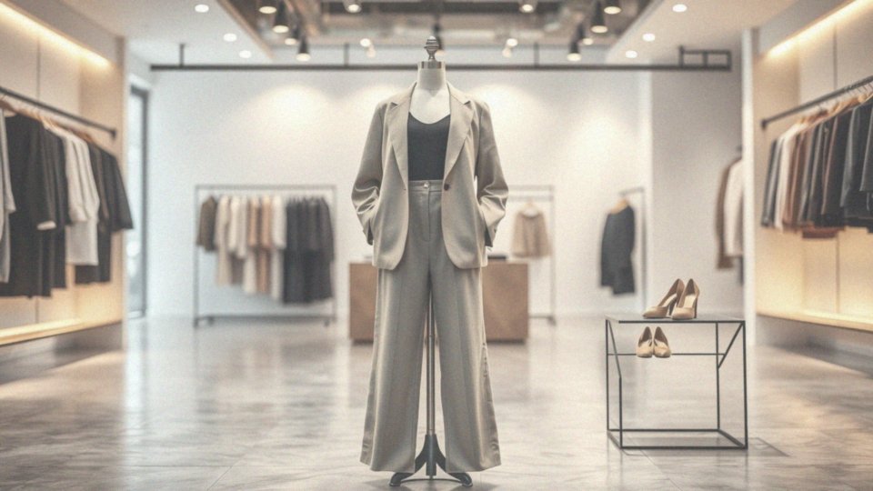 Jakie stylizacje ze spodniami materiałowymi wide leg są modne?