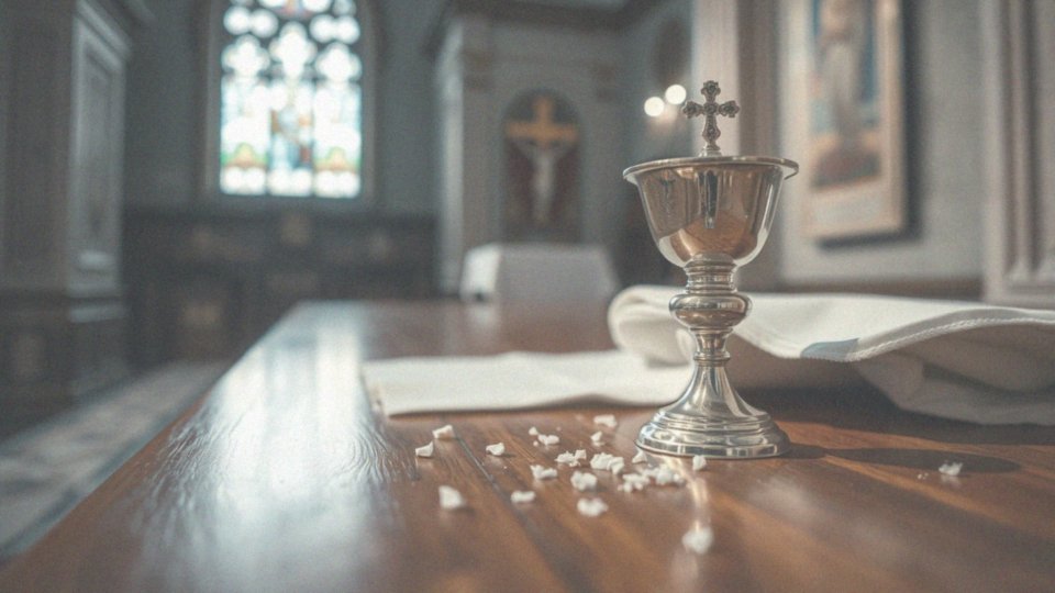 Jakie są zasady dotyczące upadku hostii w liturgii?